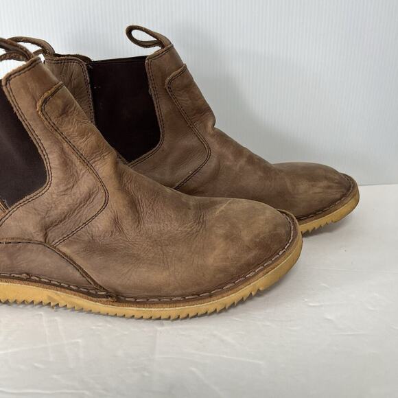 Huckberry Oliberté Mudiko Chelsea Boots in Antique Brown Leather Size 41 / 9 - Picture 3 of 13